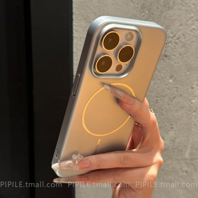 官网同款MagSafe磁吸适用于苹果16promax手机壳新款男女iPhone16pro百搭16plus磨砂15高级17pm全包pm防摔Beat