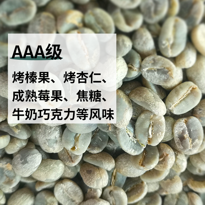 AAA阿拉比卡1000g卡蒂姆咖啡生豆 云南特浓保山小粒手冲