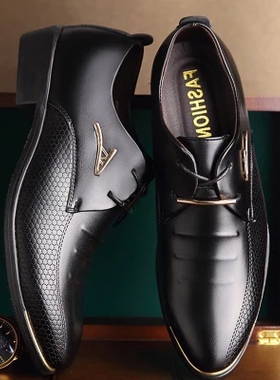 Men Oxford business formal dress leather shoes for Men capit