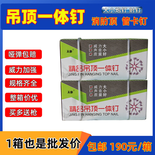 炮钉消防钉枪钉管卡钉消音一体钉