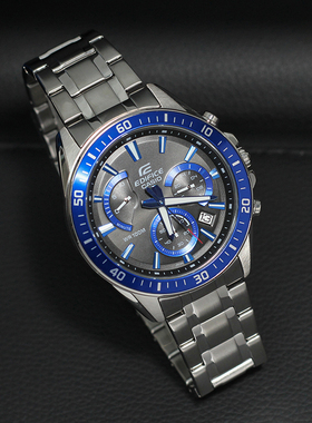 卡西欧手表男EDIFICE黑暗之心金属钢铁休闲防水运动商务表EFR-552