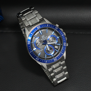 卡西欧手表男EDIFICE黑暗之心金属钢铁休闲防水运动商务表EFR 552