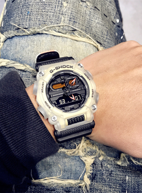 卡西欧手表男GSHOCK赛博制霸双色工业风防水运动石英电子表GA-900