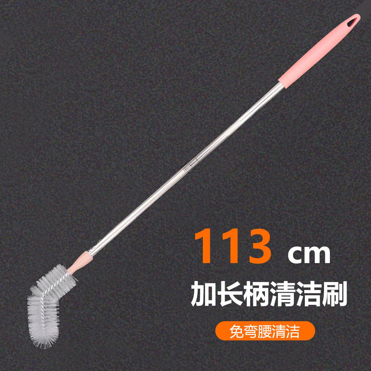 无死角超长柄鱼缸清洁刷加长设计