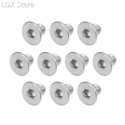 M3x4mm Flat Head Machine Screws Inner Hex Screw 304 Stainles