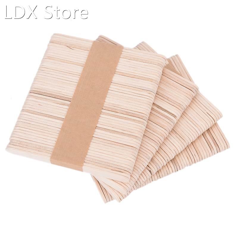 Wood Ice Cream Stick 50 PCS Craft Stick Ice Cream Sticks Nat