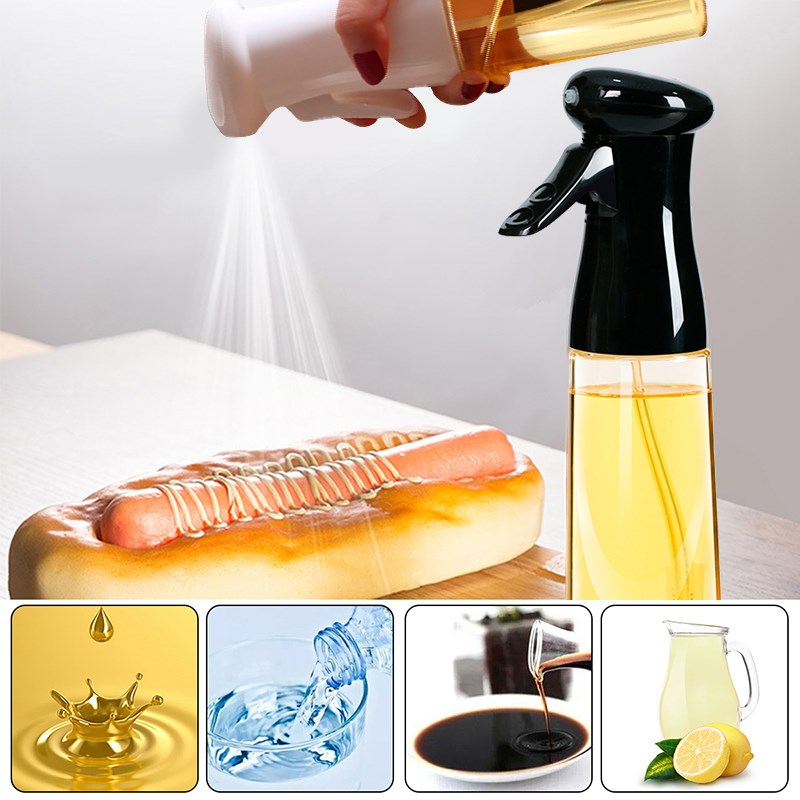 Push-type Oil bottle BBQ Spray Oil Bottle Cooking Baking Vin