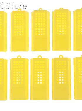 10pcs Professional Queen Bee Cage Catcher Plastic Beekeeping