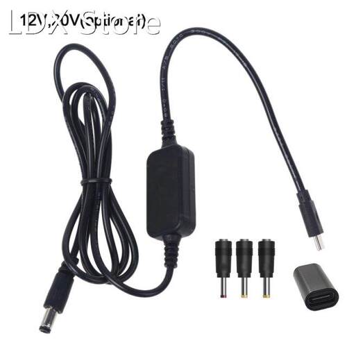 USB C Female Male input Type C PD to 12V 20V 2.5/3.5/4.0/5.5