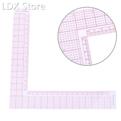1pc Garment Cutting Plastic L Shape Ruler 适用于 Sewing Acce