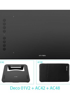 Deco 01 V2 10'' Drawing Tablet Graphics Digital Tablet Tilt