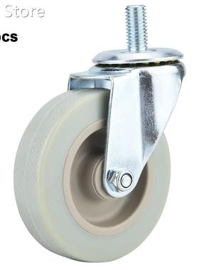 4pcs 3 inch Threaded Stem Roller Caster Wheels 适用于 Furnit