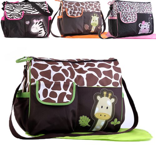 Multifunctional Baby Diaper bag Baby Care Nappy Bags Print