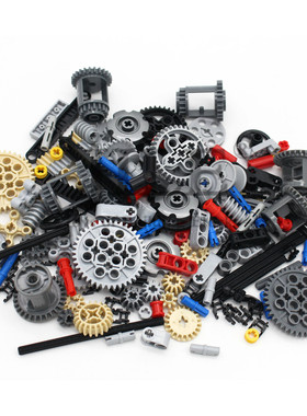 MOC High-Tech Parts Bulk Gear Cross Axle Pin Conector Car Be