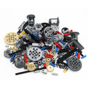 MOC High-Tech Parts Bulk Gear Cross Axle Pin Conector Car Be