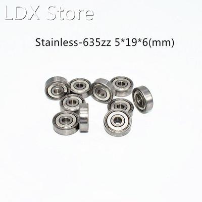 Stainless steel bearing 10PCS S635ZZ 5*19*6(mm) free shippin