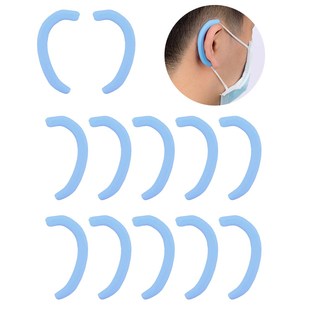10PCS Elastic Soft Silicone Mask Earmuffs Anti-Slip Anti-Pai