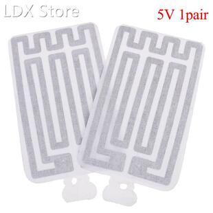 2pcs 8*13CM 5V USB Heated Gloves Pad luva calefaccion guante