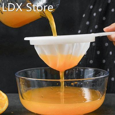 Kitchen Ultra-fine Mesh Strainer Nut Milk Tea Fruit Juice Co