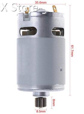 1pc RS550 21V 19500 RPM DC Motor with Single Speed 9 Teeth a