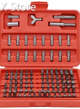 High quality 100Pcs Chrome Security Bit Tool Set Torx Hex Dr