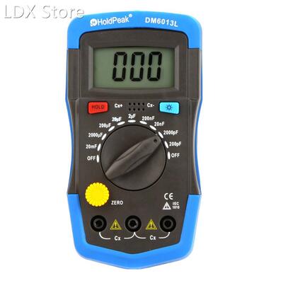 DM6013L Handheld Digital Capacitance Meter Capacitor w/ LCD