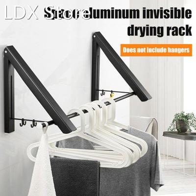 Foldable Multifunction Wall Mounted Clothes Rail Drying Rack