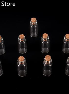 10pcs 16x35mm Wish Bottles Christmas Gifts Tiny Small Empty