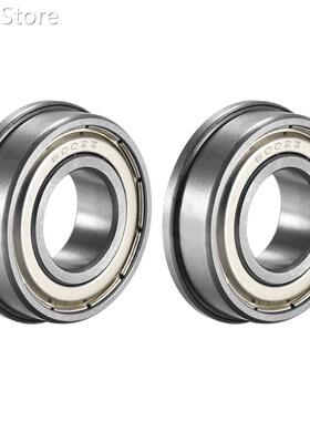 2pcs F6002ZZ Flange Ball Bearing 15x32x9mm Double Metal Shie