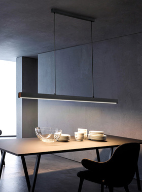 Dining room pendent lamp dine room light luxury long linear