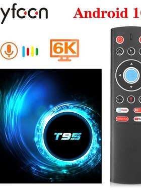 Android 10.0 TV Box T95 4G 64GB Allwinner H616 Quad Core 6K