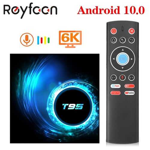 Android 10.0 TV Box T95 4G 64GB Allwinner H616 Quad Core 6K