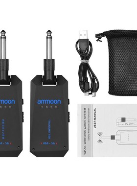 AM-5G Wireless 5.8G Guitar System Rechargeable Audio Transmi