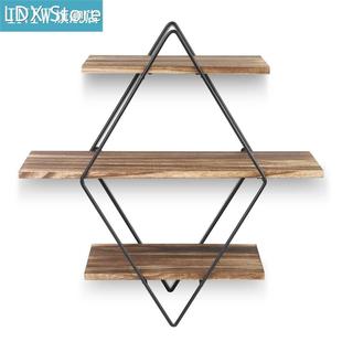 Rustic Wood Wall Shelves Vintage Style Floating Shelves Blac