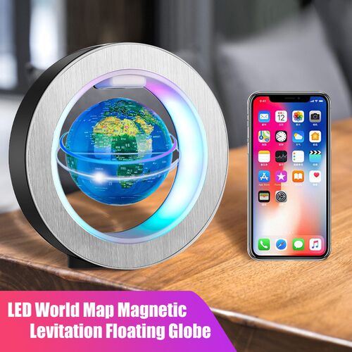 LED Globe Magnetic Levitation Floating Globe Light World Map