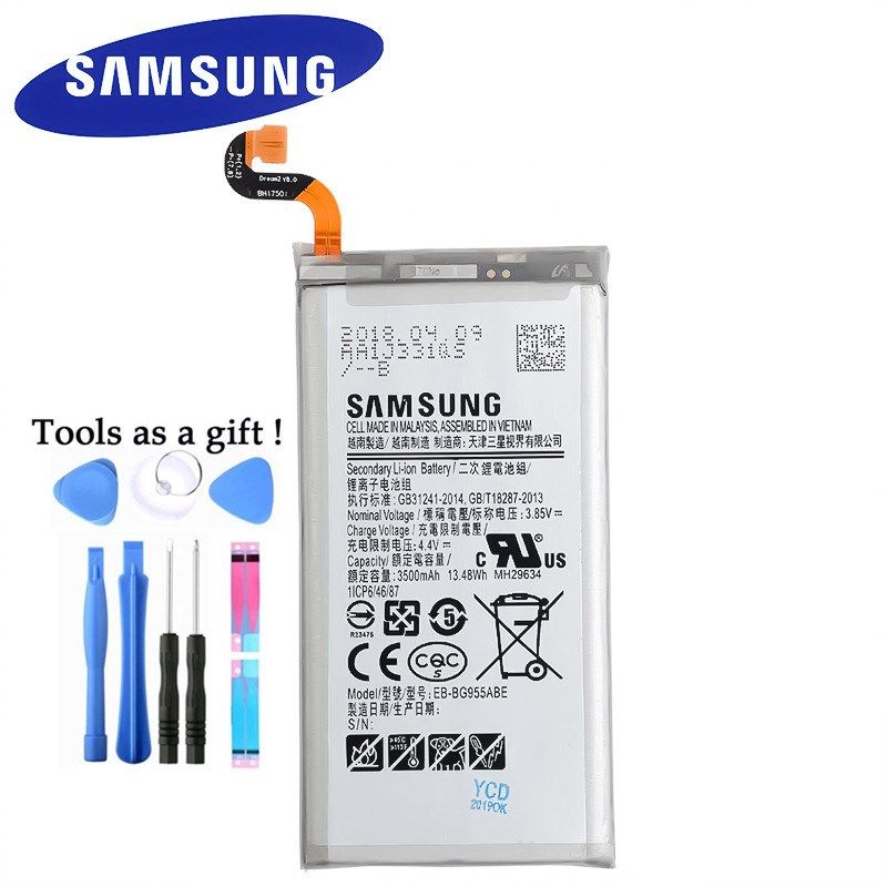 Batterie De Rechange Highakku Pour Samsung Galaxy S8+ (SM-G955) - Avec Kit D'outils De Remplacement Gratuit - 8