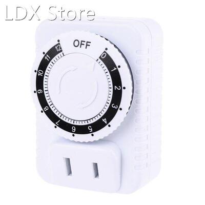 AC 110V/220V 12 Hour Mechanical US Plug Switch Timer Socket