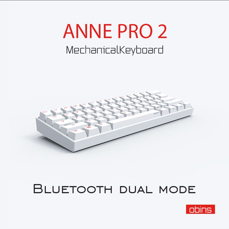 Anne Pro2 mini portable 60% mechanical keyboard wireless bl