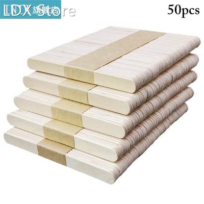 50Pcs/Set Popsicle Stick DIY Wooden Creative Ice Cre