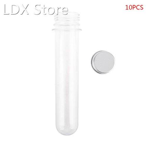 Plastic Test Tubes Clear and Transparent Candy Storage Conta