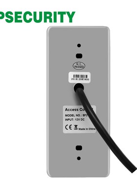 Outdoor Metal fingerprint keypad access control with fail s