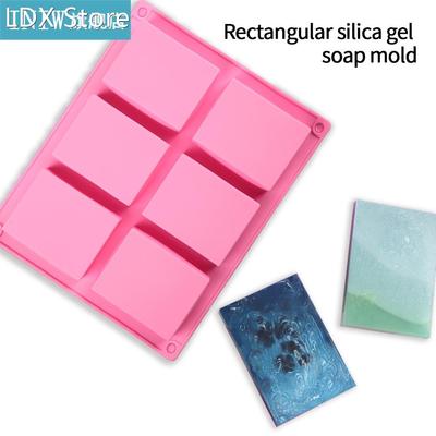 2pcs Silicone Pudding Candy Mold 6 Cavity Square Silicone Mo