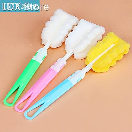 1PC Cup Brush Detachable Long Handle Soft Sponge Brush Water