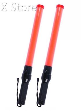 2pcs 21inch Anti Slip Handle Wand Signal 2 Flashing Modes Po