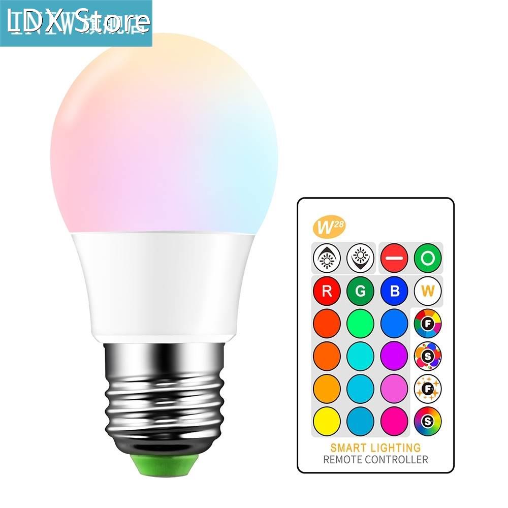 10W 110V 220V 85-265V E27 RGB LED bulb 16 Color Magic LED Ni