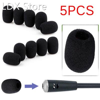 5pcs/lot Replacement Mic Cover Microphone Windscreen Windshi