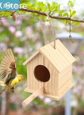 Wooden Birds House Pet Parakeet Budgie Cockatiel Breeding Ne