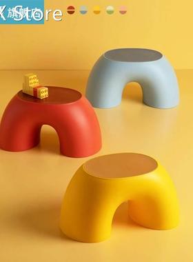 Simple Semi-ring Rainbow Small Bench Home Indoor Chair Child