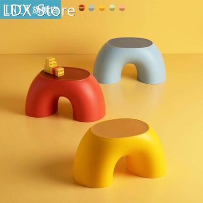 Simple Semi-ring Rainbow Small Bench Home Indoor Chair Child