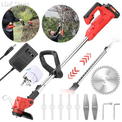 21V Electric Lawn Mower Cordless Household Grass Cutter Trim